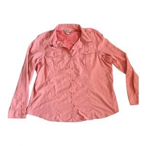 Duluth Trading Co. Women’s Armachillo Cooling Long Sleeve Shirt | Peach | 2XL